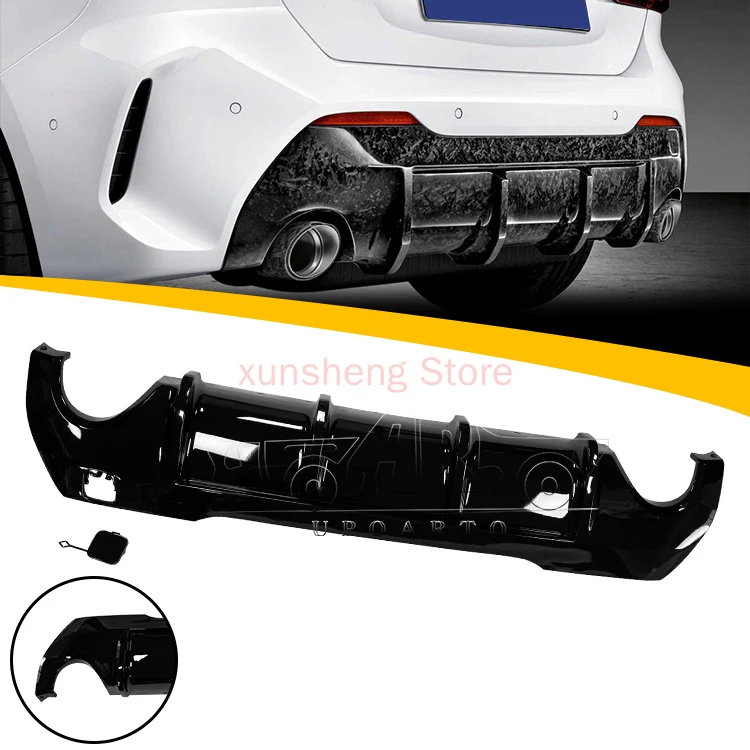 Newly Listed Car Accessories Abs Gloss Black Mp Rear Bumper Diffuser Lip For Bmw 1 Series F40 Hatchback 2019 2020 2021 2022