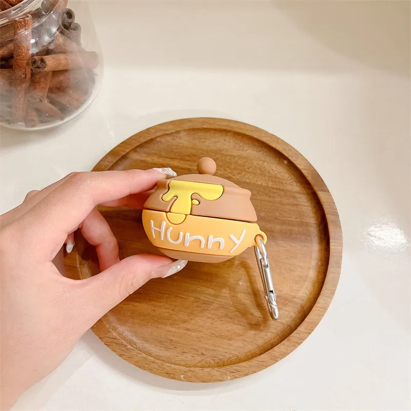 New Creative Bee Jar Custodia Di Alta Qualità Per Samsung Galaxy Buds Live/Buds2 Custodia In Silicone Per Galaxy Buds Pro Headset Box Con Gancio