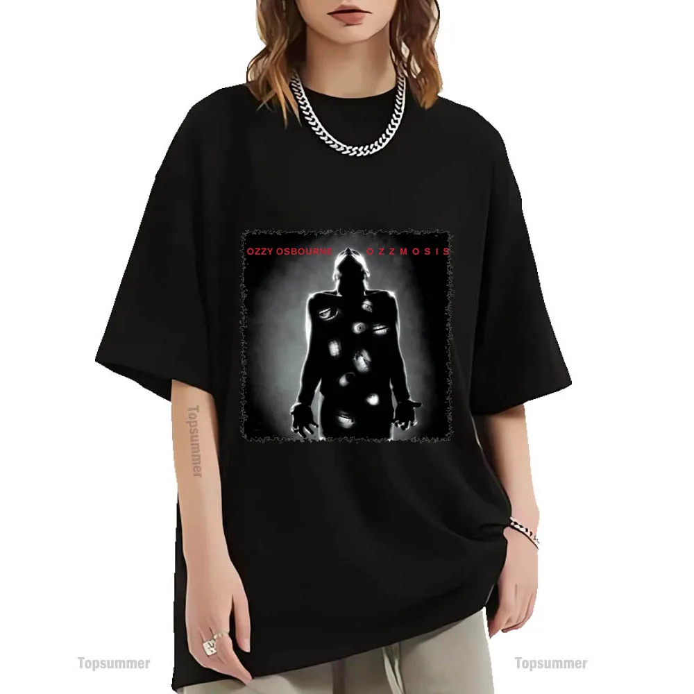 Ozzmosis Album T-Shirt Ozzy Osgarne Tour T-Shirt Streetwear Allentato Da Uomo T-Shirt Oversize T-Shirt Manica Corta Da Donna