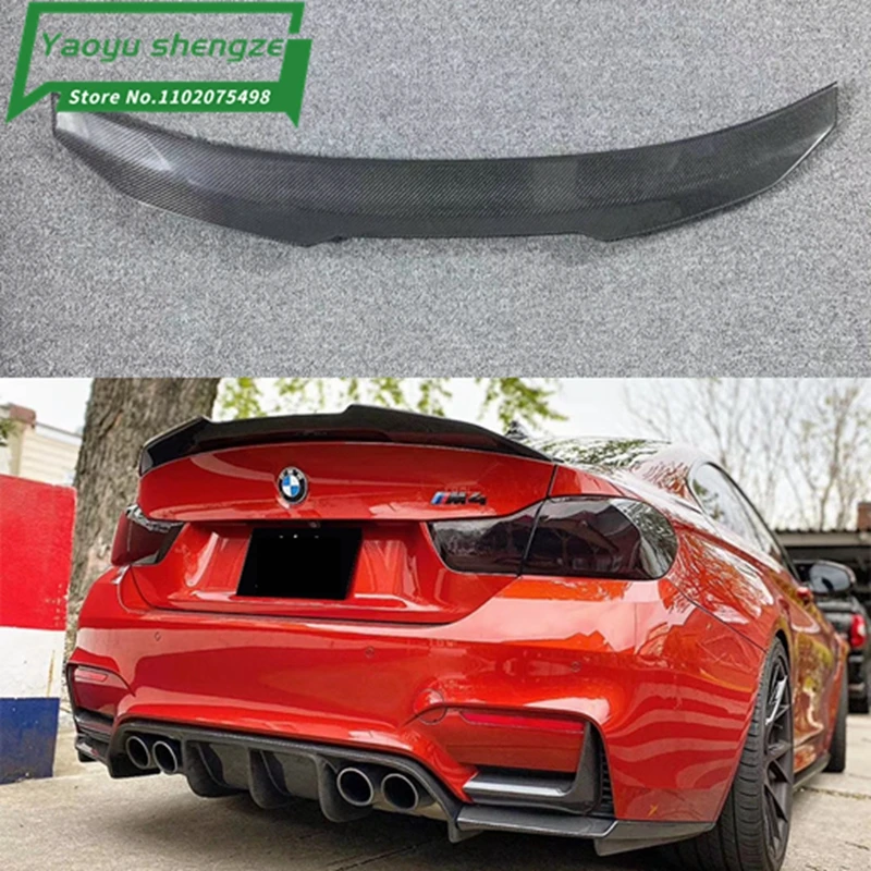 Per Bmw F82 Posteriore Tronco Boot Lip Wing Spoiler F82 M4 2014 2015 2016 M4 Performance Psm Style