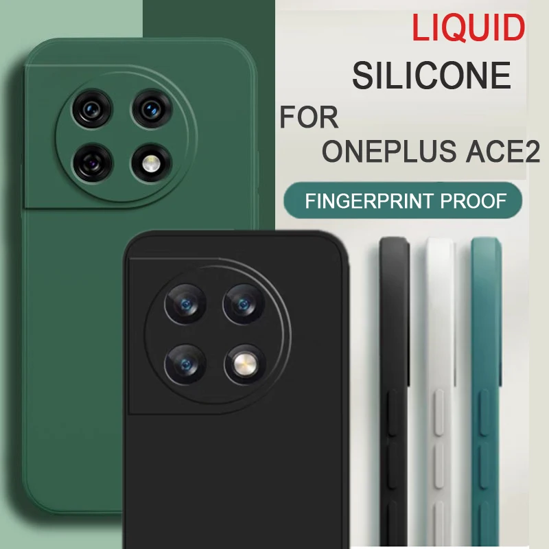 Per Oneplus Ace 2 Custodia Morbida In Silicone Liquido Custodia Antiurto Per Oneplus Ace Pro/Oneplus Ace Race/Oneplus 11/Oneplus 10 9