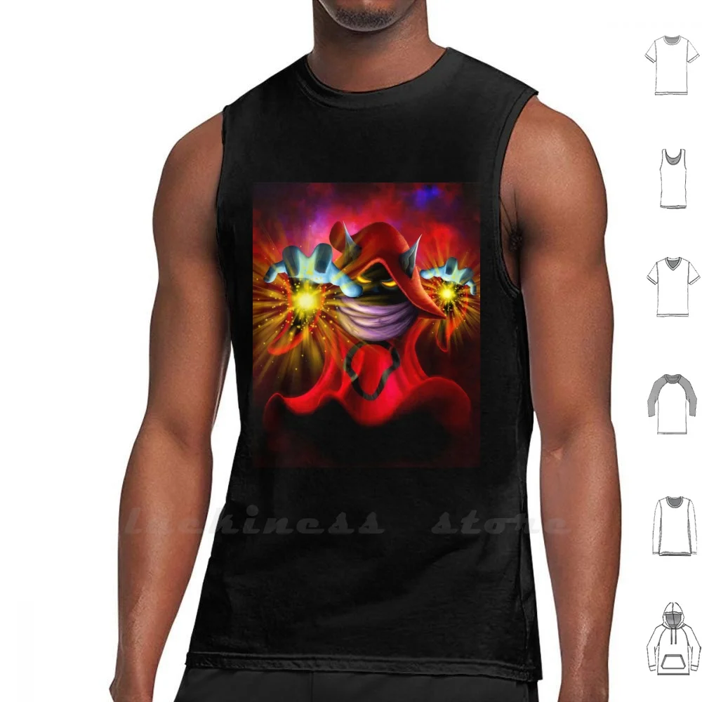 Orko Power Canotte Gilet Senza Maniche Orko Mage Magic Black Mage He Man Thundercats Cat Cats Thunder Heman Comic Manga Anime