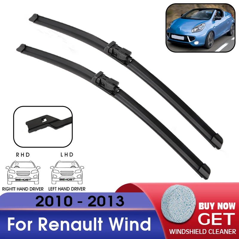 Spazzola Tergicristallo Per Auto Finestra Anteriore Tergicristallo Di Ricarica In Gomma Per Renault Wind 2010-2013 Lhd / Rhd 24 "+ 16" Accessori Per A