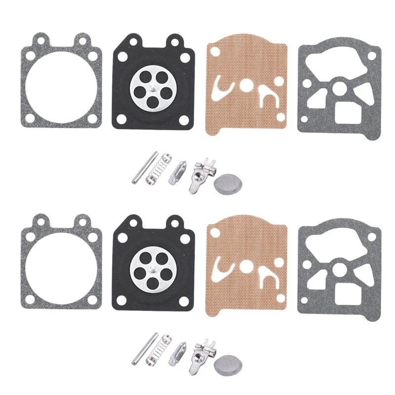 2X Kit Diaframma Carburatore Per Stihl Ms170 Ms180 Ms210 Ms230 Ms250