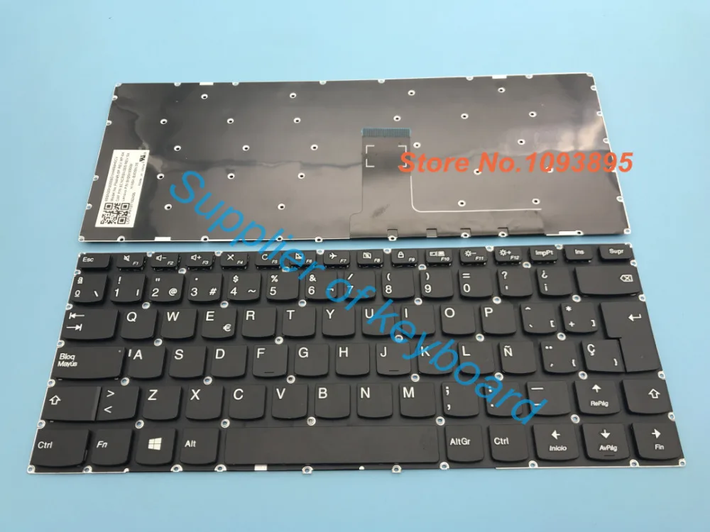 Nuovo Per Lenovo Ideapad V110-14Ast V110-14Iap 310-14Ikb 310-14Isk 310-14Iap Tastiera Spagnola Latina Senza Retroilluminazione