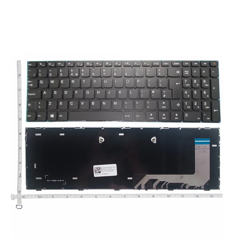 Tastiera Inglese Del Computer Portatile Del Regno Unito Per Lenovo Ideapad 110-15Isk 110-17Acl 110-17Ikb V110-17Isk 110-15 110-15Ast 110-15Iap 110-15I