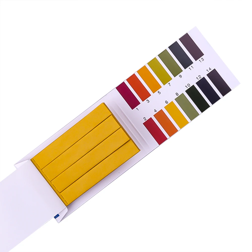 80 Ph Test Strip 1-14St Indicatore Tornasole Tester Carta Acquario Stagno Test Dell'Acqua