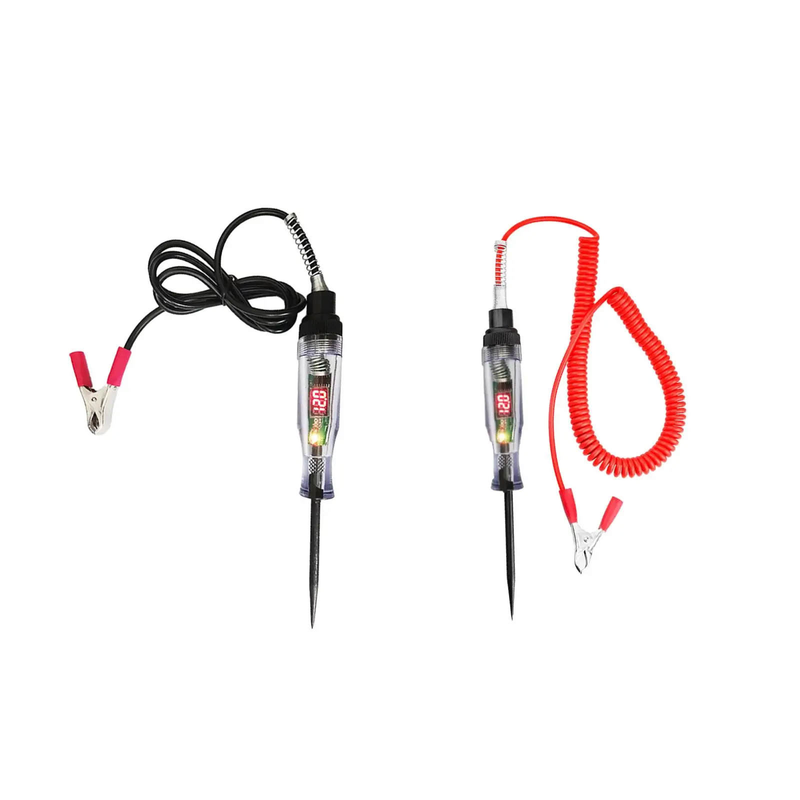Led Bulb Automotive Circuit Tester Auto Electric Tester Light 6V/12V/24V Con