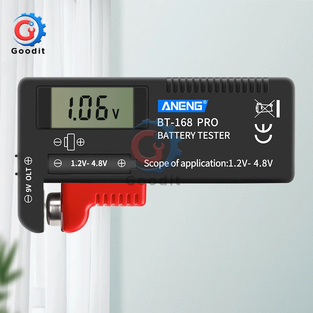 Bt-168 Pro Digital Battery Capacity Tester Per 18650 14500 Lithum 1.2-4.8V Cell Cd Batterie Tester Test Di Apparecchiature Elettroniche