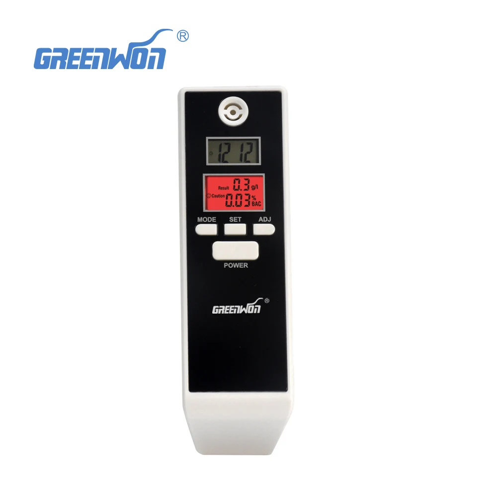 Di Alta Qualità E Precisione Di Sicurezza Di Guida Digital Alcohol Tester/Etilometro Con Doppio Display Lcd Pft/661