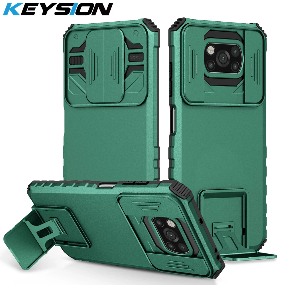 Keysion Custodia Antiurto Per Poco X3 Pro X3 Nfc Push Pull Protezione Della Fotocamera Live Copertura Del Telefono Per Xiaomi Mi 11 Lite 5G Ne