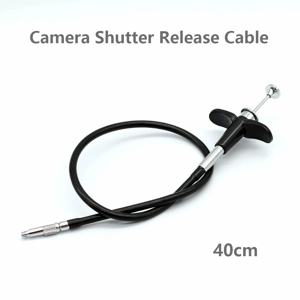 Cavo Di Rilascio Dell'Otturatore Della Fotocamera Meccanica Da 40Cm Cavo Remoto Per Fujifilm X100 X10 X-Pro1 X-T3 S7000 S9500 Nikon F3 F4 F80 Fm2 Ecc.