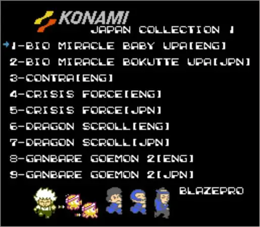 Konami Giappone Collezione Di Un 26 In 1 Cartuccia Di Gioco Per Nes/Fc Console
