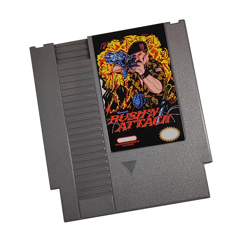 Cartuccia Di Gioco Rush N Attack 72 Pin 8 Bit Per Console Originale Nes Classic Pal E Ntsc