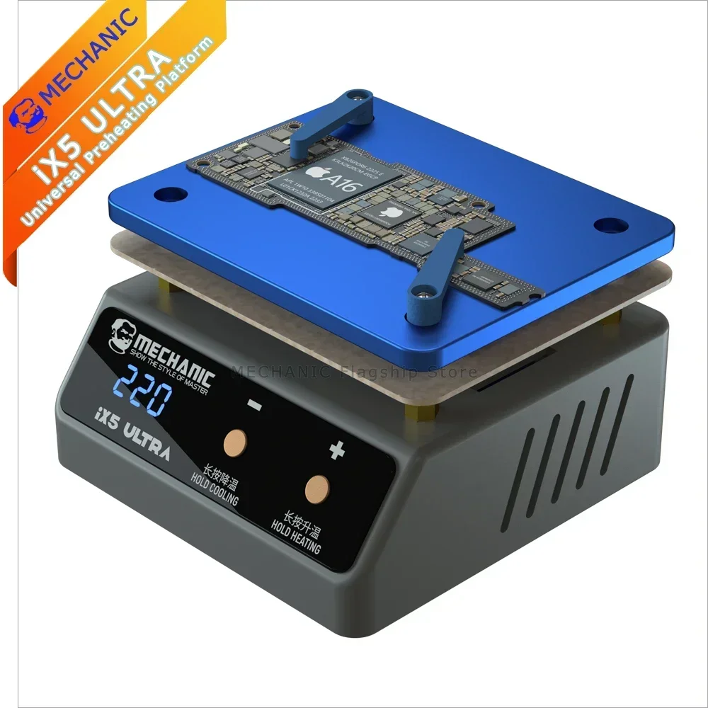 Stazione Di Preriscaldamento Meccanico Ix5 Mini 10 In 1 Ix5 Piattaforma Preriscaldatore Ultra Layered Latta Anti-Spruzzo Per X Xs Max 11 12 Pro Max