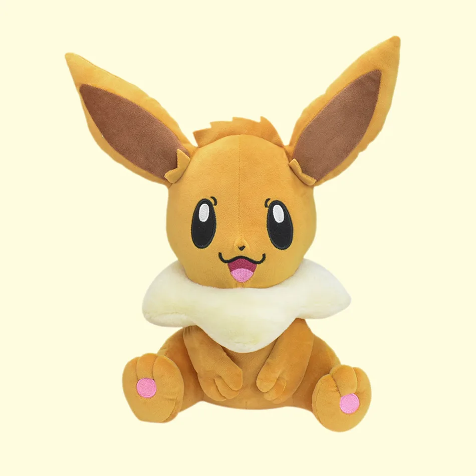 31Cm Anime Pokemon Cute Eevee Toys Soft Doll Let'S Go Game Pokemon Monster Eevee Pillow Cotton For Children
