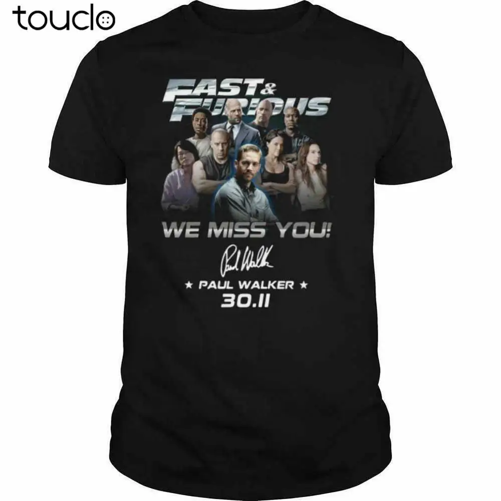 Veloce E Furious We Miss You Paul Walker 30.11 Signature Shirt