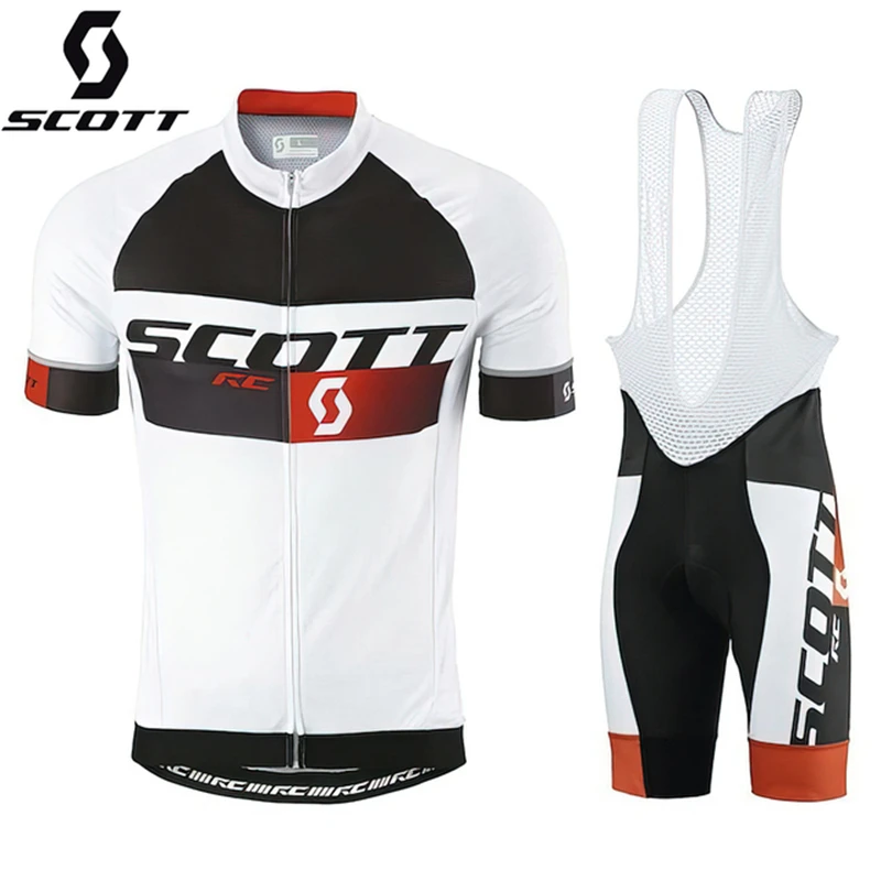 Uniforme Da Ciclismo Giacca Da Uomo Scott Shorts Uomo Jumper Camicia Professionale Tuta Bavaglino Jersey 2024 Camicetta Estiva Mtb Cycle Spring Set