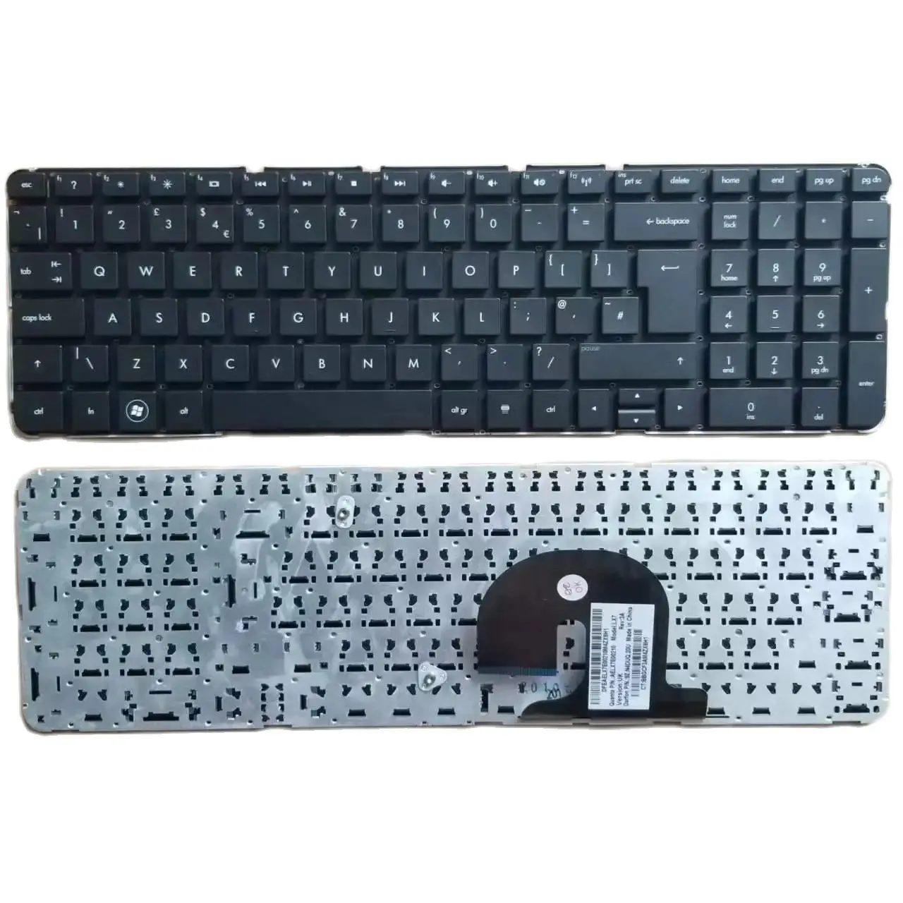 Nuova Tastiera Per Laptop Inglese Per Hp Pavilion Dv7-4000 Dv7-4100 Dv7-4200 Nera