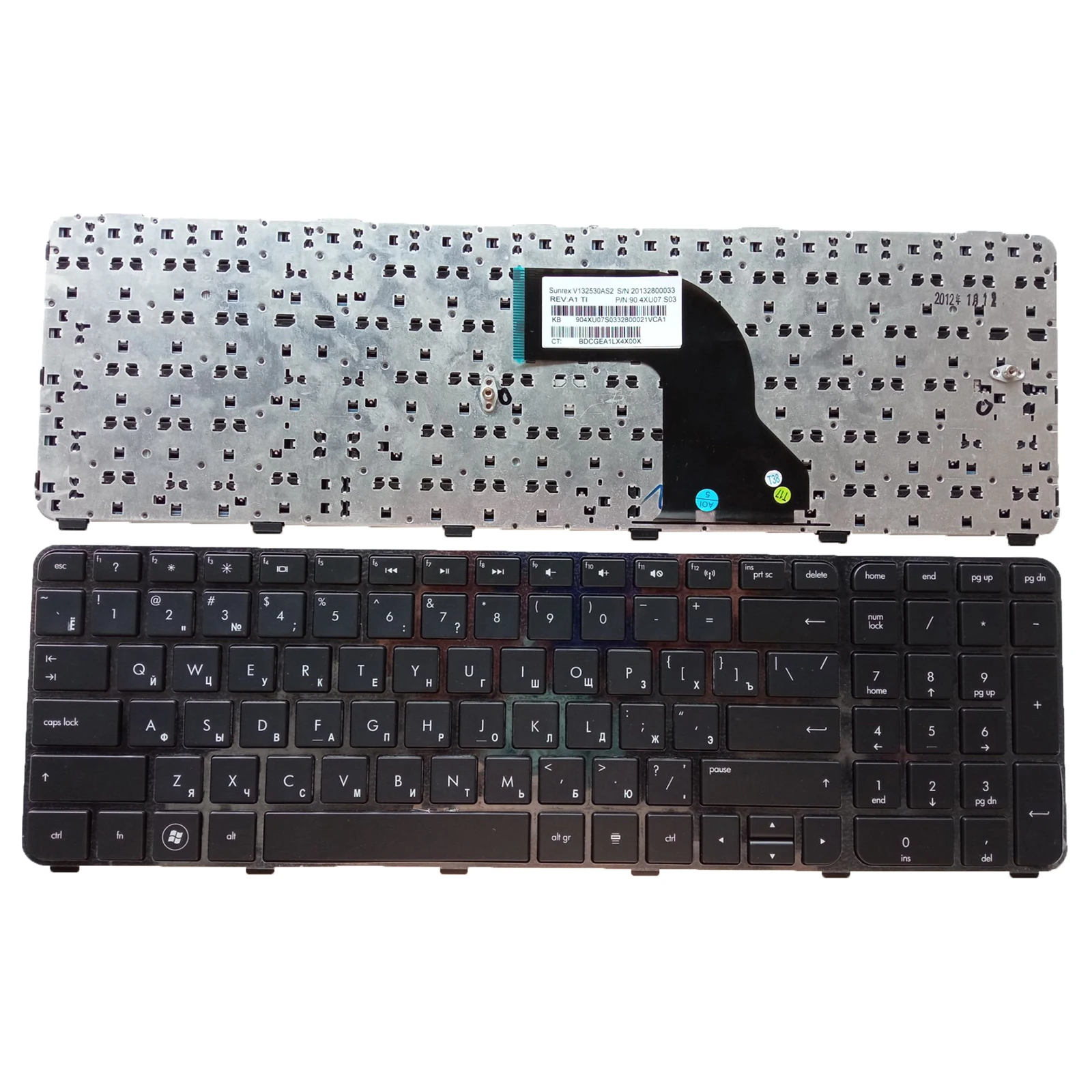 Tastiera Per Laptop All'Ingrosso In Fabbrica Per Hp Envy Dv7-7000 Dv7-7100 Dv7-7200 Dv7-7300 Dv7T-7200 Dv7T-7300 Ru Tastiera Con Cornice