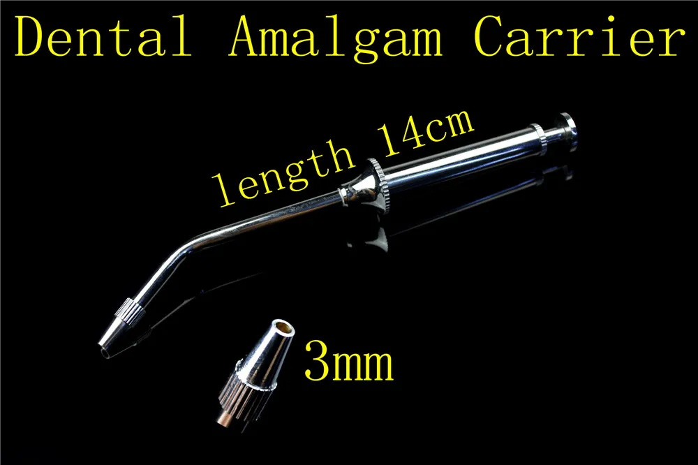 1 Pz Acciaio Inossidabile Medico Dentale Amalgama Carrier Bone Powder Transfer Riempimento Siringa Iniettore Strumento Per Impianto Strumento Dentista