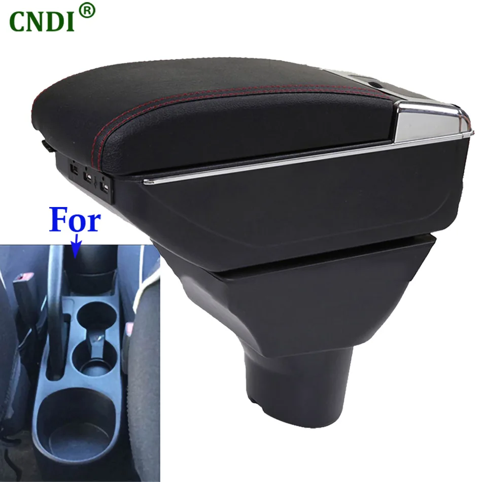 For Hyundai I20 Armrest Box Storage Box Car Accessories Interior Parts Details Special Retrofit Parts Center Simple Installation