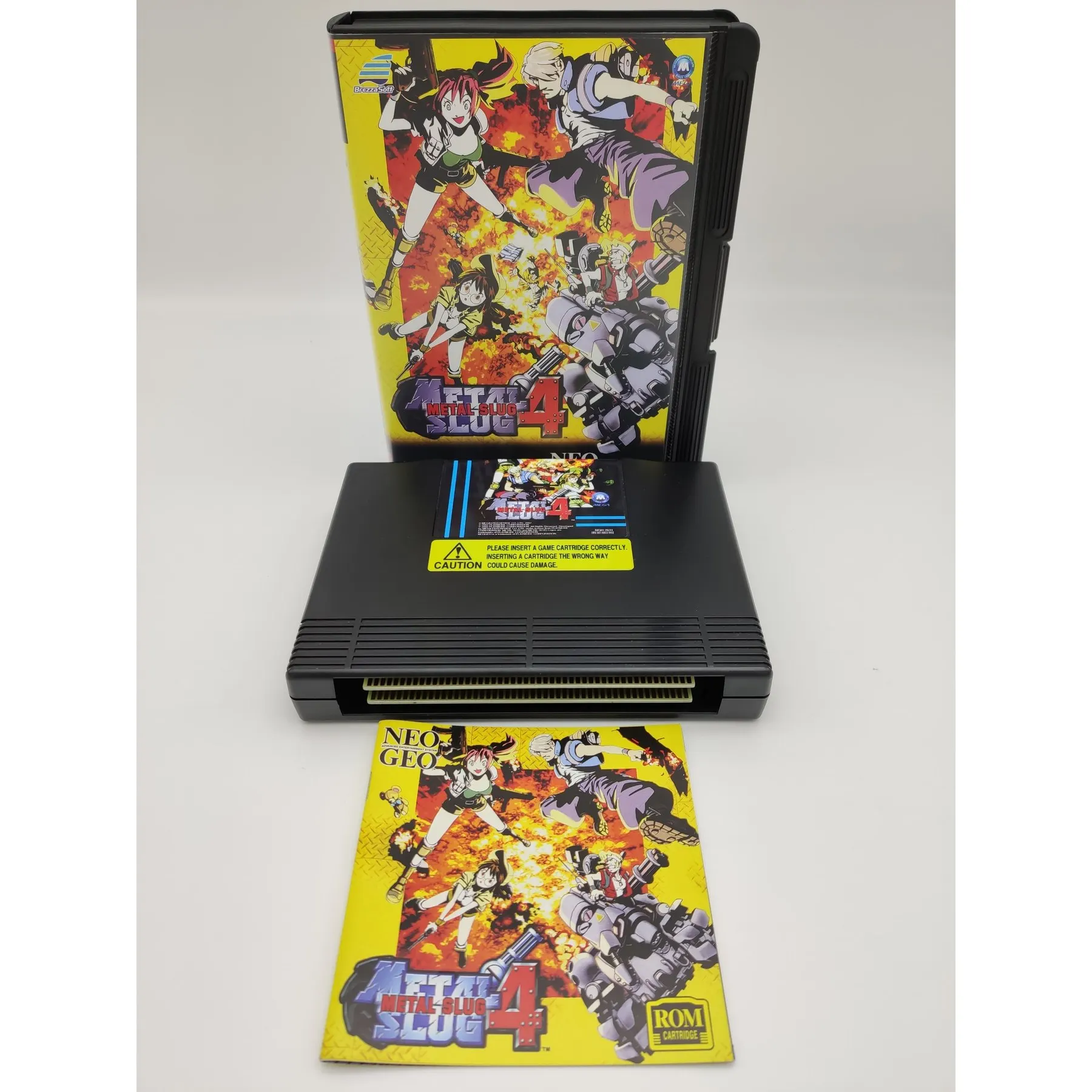Metal Slug 4 Versione Usa Conversione Neo Geo Aes, Mvs, Snk,Snes,Megadrive,Ng Cd,Metal Slug,King Of Fighting