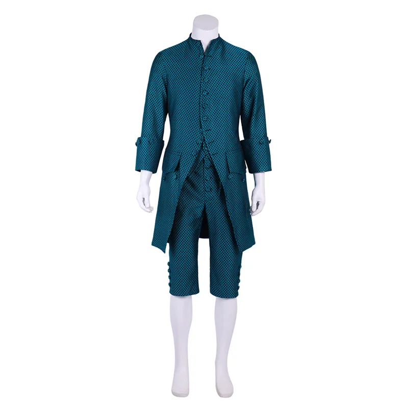 Hamilton 18Th Century Military Tuxedo Costume Medievale Vittoriano Regency Retro Halloween Suit