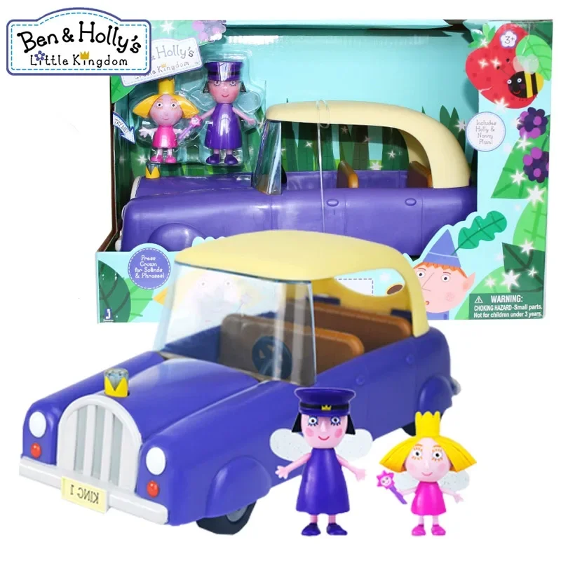 Cartoon Ben Holly Little Kingdom Veicolo Con Bambole Giocattolo Royal Car Princess Queen Fairy Figures Regali Di Compleanno Per Bambini