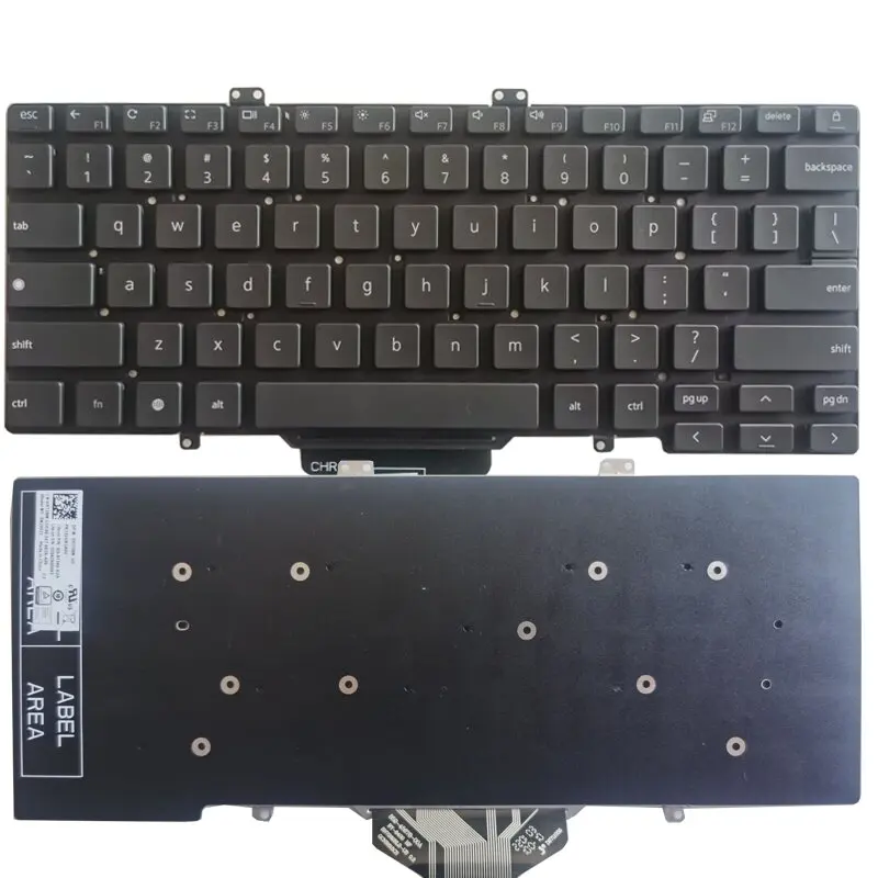 Nuova Tastiera Usa Per Dell Latitude 5000 5400 14 "Chromebook Inglese Nero