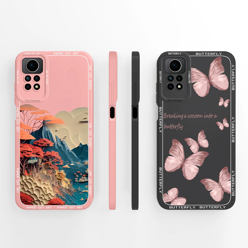 Per Redmi Note 12 Pro Note 12 Custodia Turbo Bella Farfalla Protettiva In Silicone Per Xiaomi Redmi Note12 Pro Note12 Turbo Coque