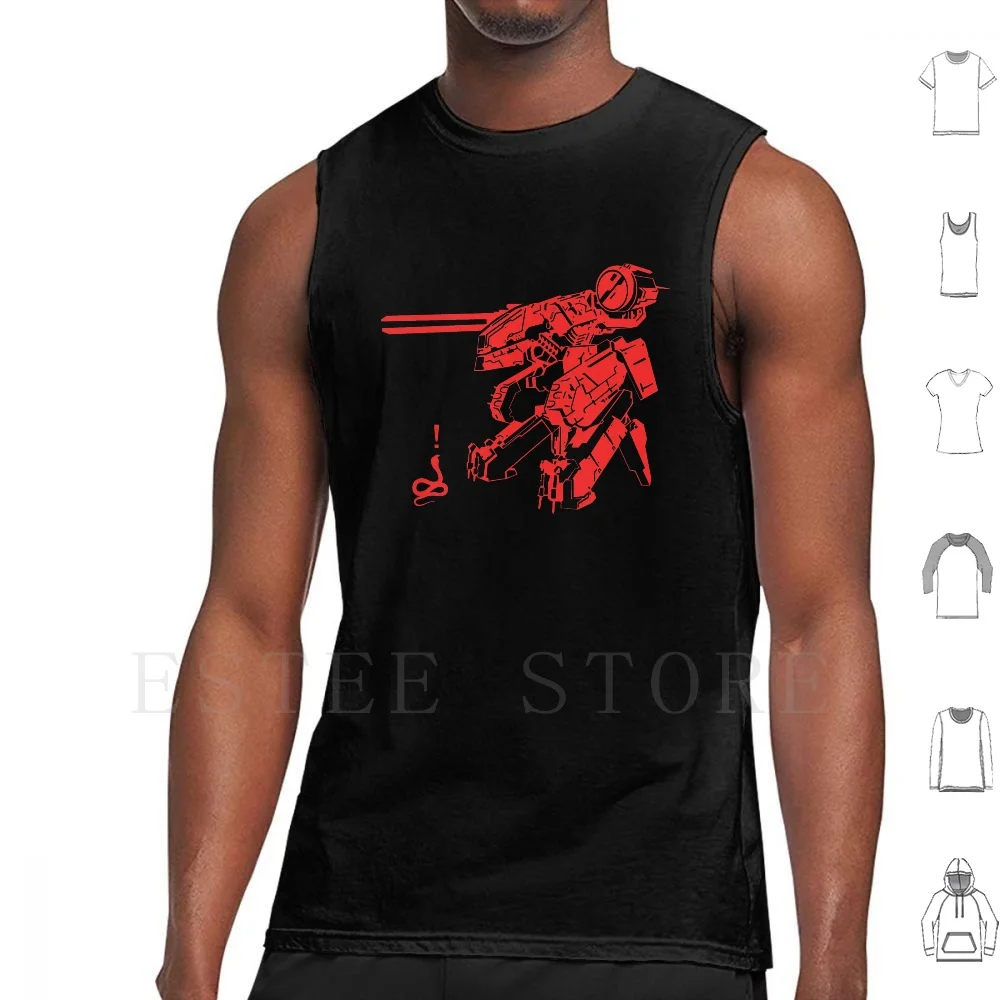 Mg-Rex Canotte Gilet Senza Maniche Metal Gear Solid Rex Ray Metal Gear Solid Mech Robot Drew Wise Mg Rex