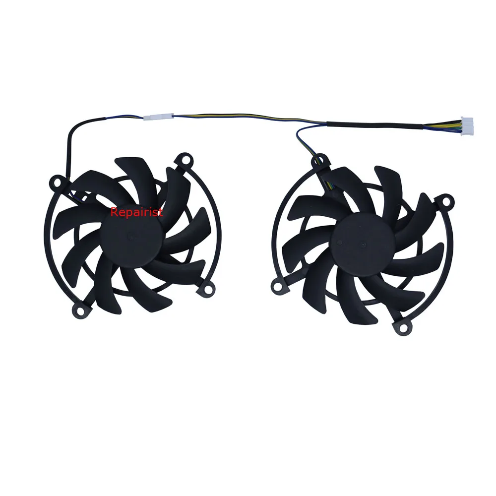 2 Pz/Set, Ventola Per Scheda Video, Dimensioni 85Mm Di Diametro, 70Mm * 70Mm * 70Mm * 70Mm Distanza Di Montaggio, Per Alseye Prohyper Rx580 Rx 580 8Gb