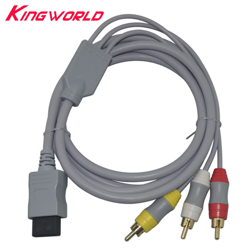1.8M 6Ft Av Composite 3 Cavo Rca Connettore Cavo Audio Video Per Console Wii