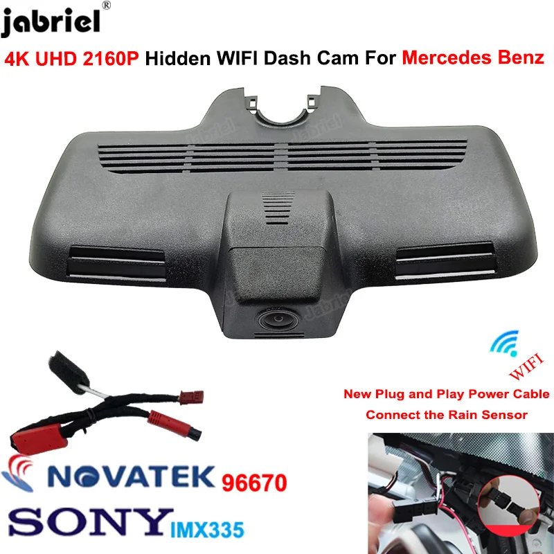 4K Dash Cam Car Dvr Per Mercedes Benz Classe C W205 C204 220D 250D 300 350 400 43 63 Per Mercedes Glc 43 63X253 C253 250D 350D