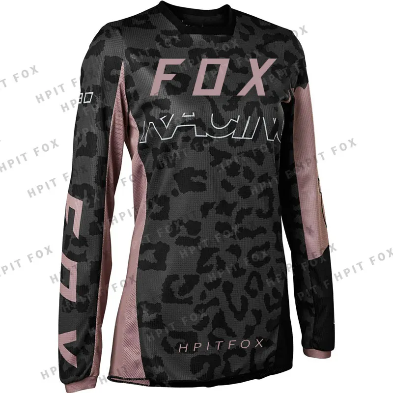 2021 Cross Country Mountain Bike Jersey Donna Downhill Jersey Hpit Fox Dh Bmx Mtb Racing Motocross T-Shirt Ciclismo Jersey Ladies