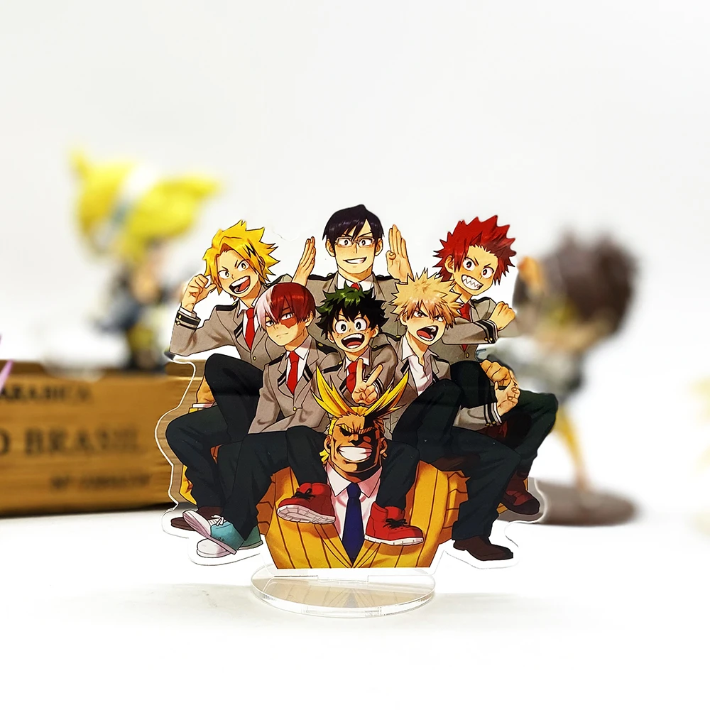 All Might Kaminari Tenya Todoroki Midoriya Bakugo Hf Acrilico Stand Figura Modello Giocattolo Cake Topper Toy