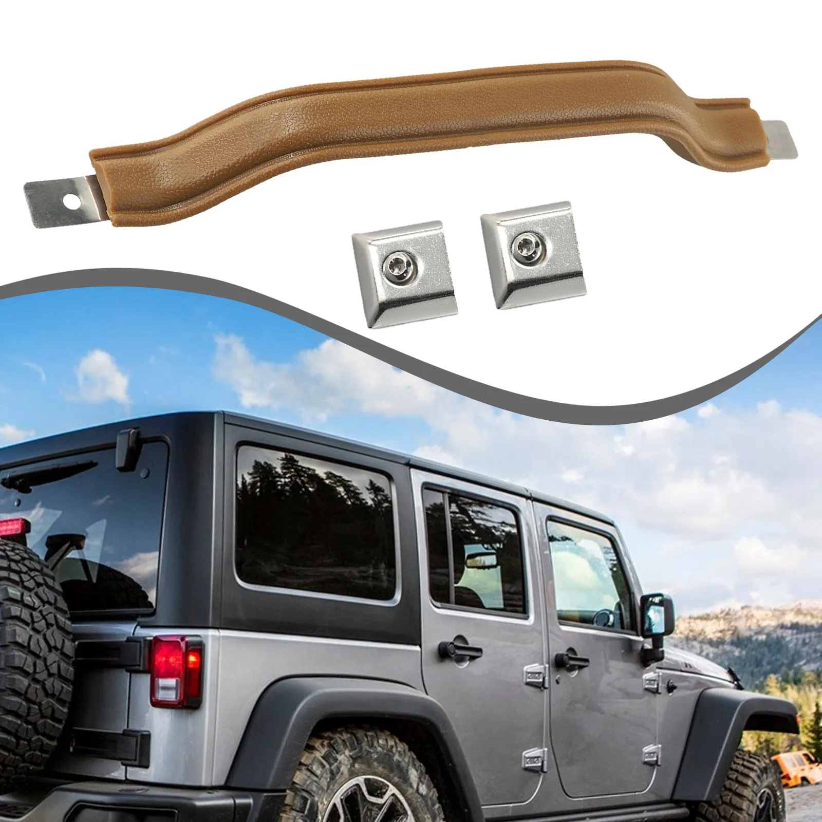 Pull Strap Maniglia Interna Per Jeep Per Cj Sostituzione 1976-1983 Cj-5 1 Pz 55009801K Per Jeep Per Wrangler Nuovo