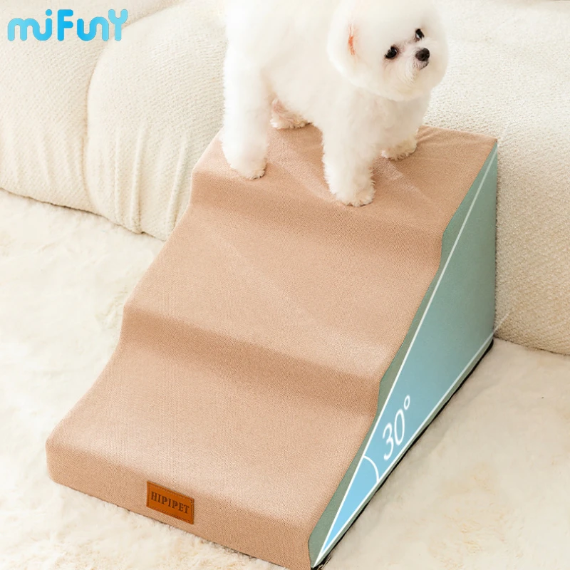 Pet Stairway Training Dog Antiscivolo Divano Attrezzatura Scaletta Da Arrampicata Rimovibile E Lavabile Letto Per Cani Anziani Pup Scaletta Per Cani