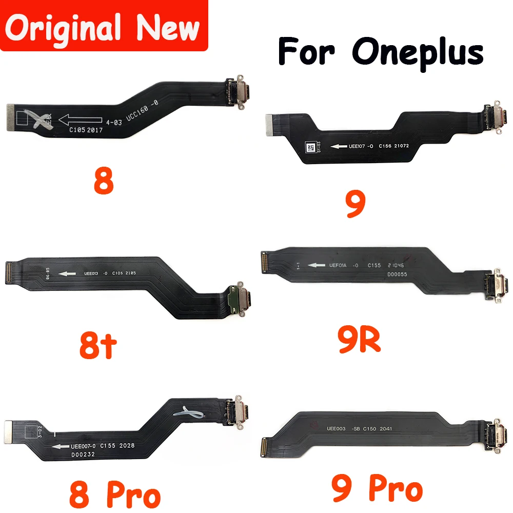Cavo Flessibile Del Connettore Del Dock Della Porta Di Ricarica Usb Di Tipo C Originale Con Micro Microfono Per Oneplus 5 5T 6 6T 7 7 7T 8 9 Pro Nord 