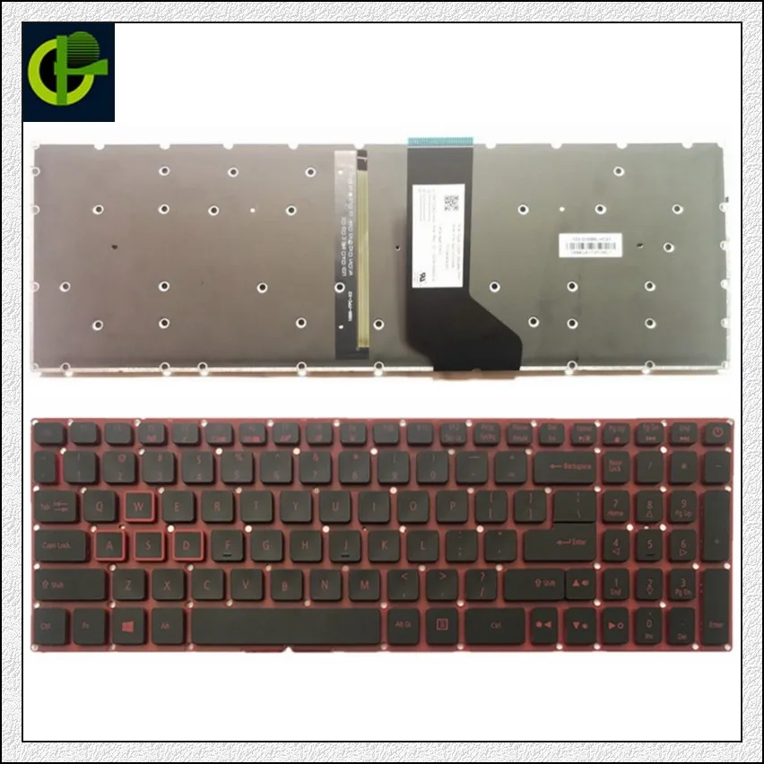 Nuovo Per Acer Nitro 5 An515-41-11Cp An515-41-F6T3 An515-41-F6Vs An515-41-19Hm An515-41-53Yw Retroilluminata Tastiera Del Computer Portatile Degli Sta