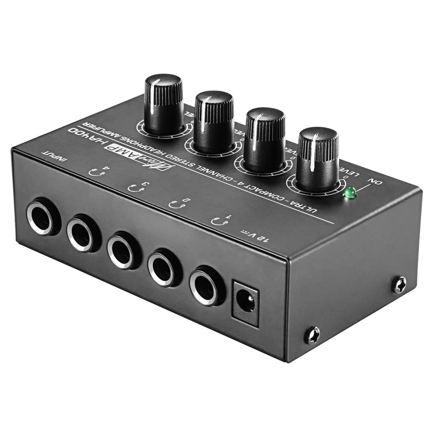 Ha400 Mini Amplificatore Per Cuffie Amplificatore Per Cuffie Amplificatore Audio Stereo Ultra-Compatto A 4 Canali Amplificatore Per Auricolari Con Ada