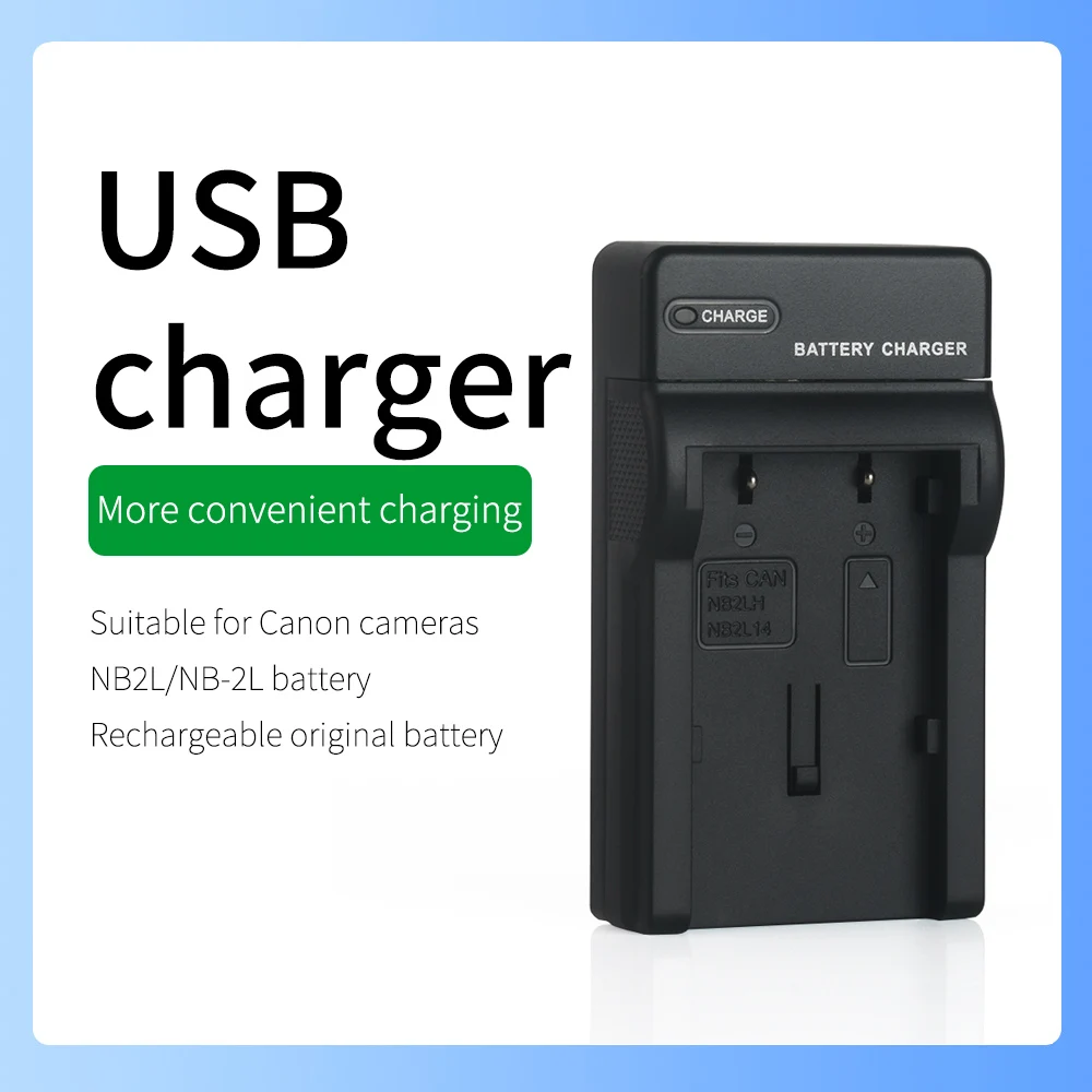 Per Fotocamere Canon Nb-2Lh Caricabatteria Nb2L Pc1018 Legria Hf R10 R16 R17 R18 R106 Hv40 Ivis Hf R10 R11 R100 Mv940,Mv950,Mv960