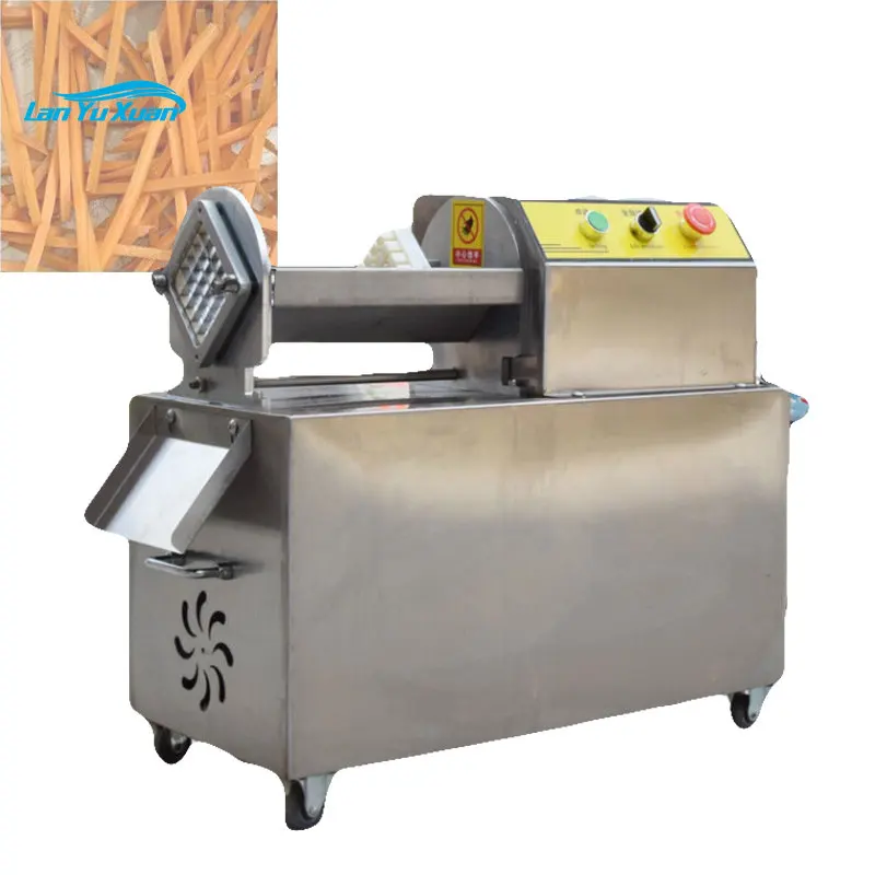 Cortadora De Papas Fritas Professionele Automatische Patatas Fritas Verse Aardapel Chip Snijmachine