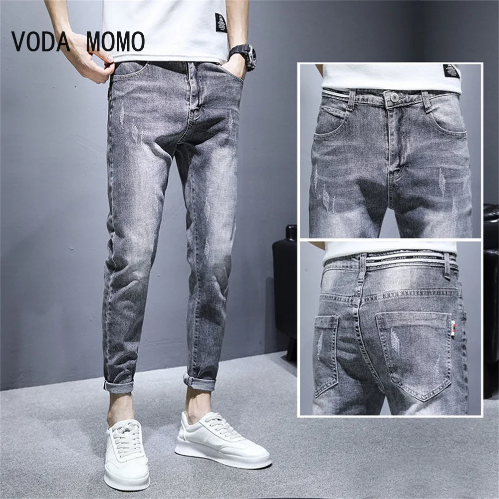 2022 Fall New Men'S Regular Fit Fashion Jeans Spring Summer Loose Straight Jean Casual Pants Male Stretch Brand Denim Trousers