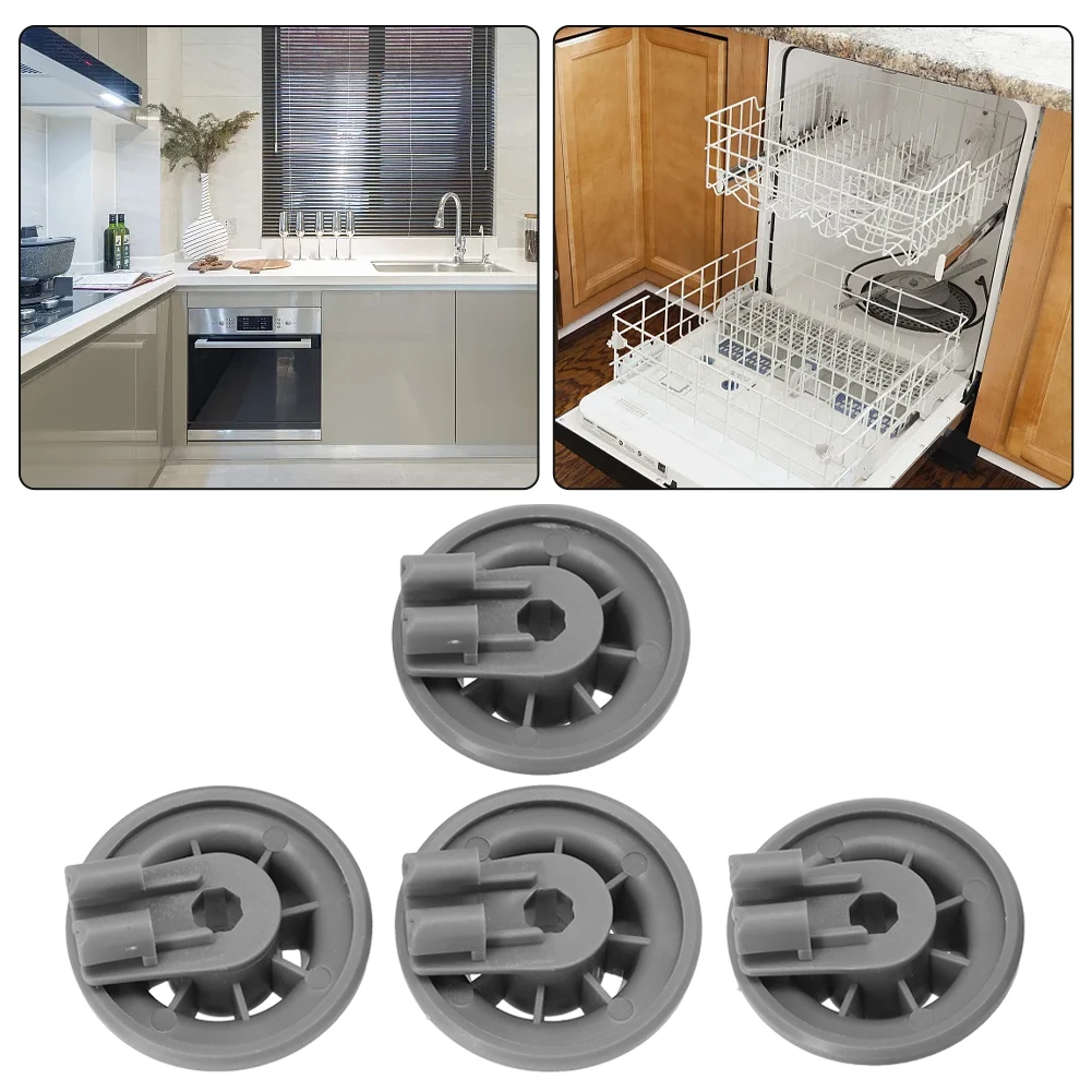 4X Cestello Roll Lavastoviglie Cestello Ruote Per Bosch Per Siemens 611475 00611475 Ricambi Per Lavastoviglie