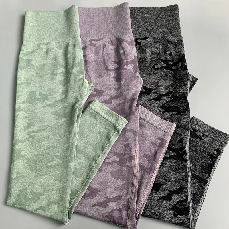 Nepoagym Donna 2Nd Edition Camo Leggings Senza Cuciture Vita Alta Leggings Bottino Scrunch Leggings Pantaloni Da Yoga Pantaloni A Compressione Donna