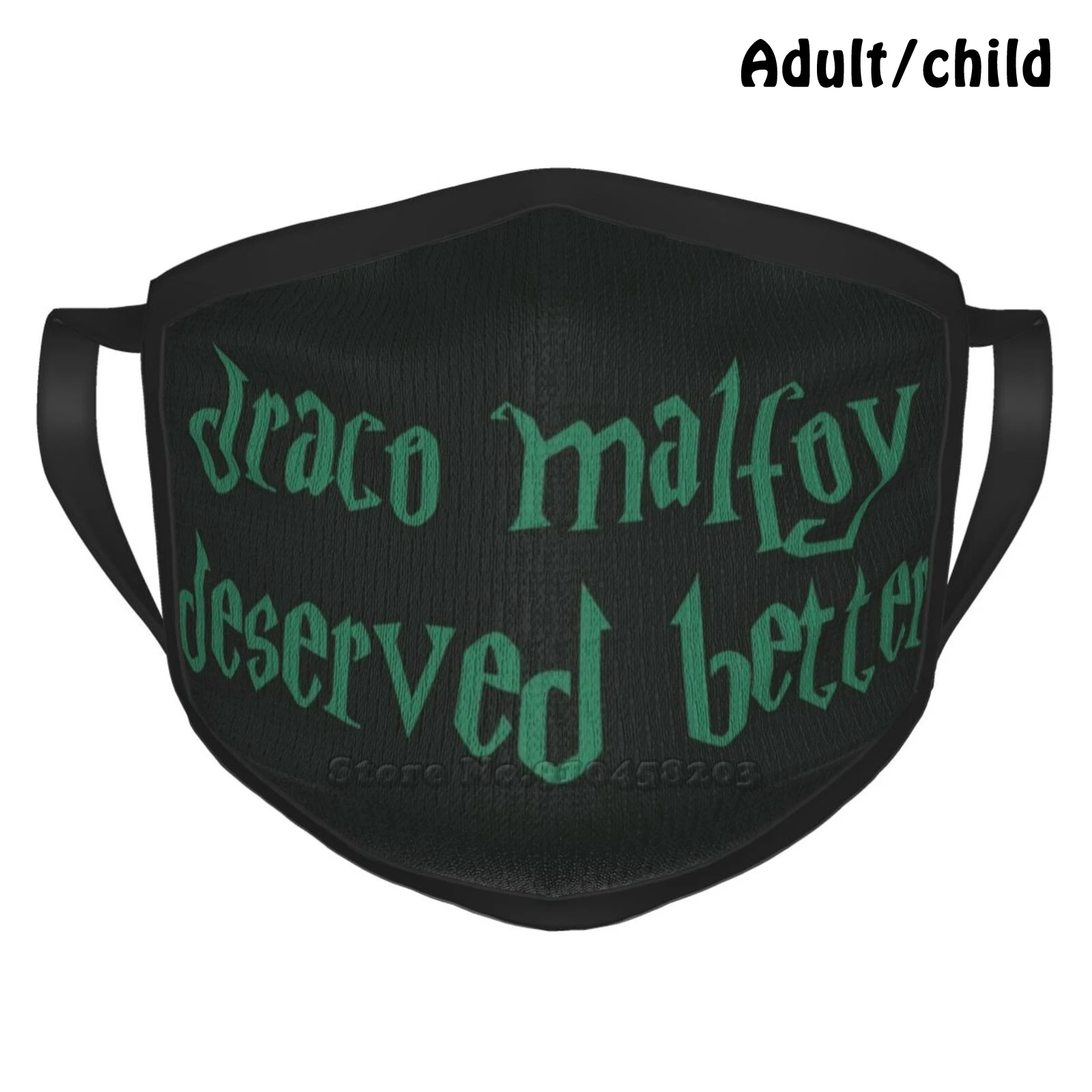 Draco Malfoy Meritata Maschera Facciale Dal Design Personalizzato Migliore Per Bambini Adulti Anti Polvere Draco Malfoy Tom Felton Death Eater Hp