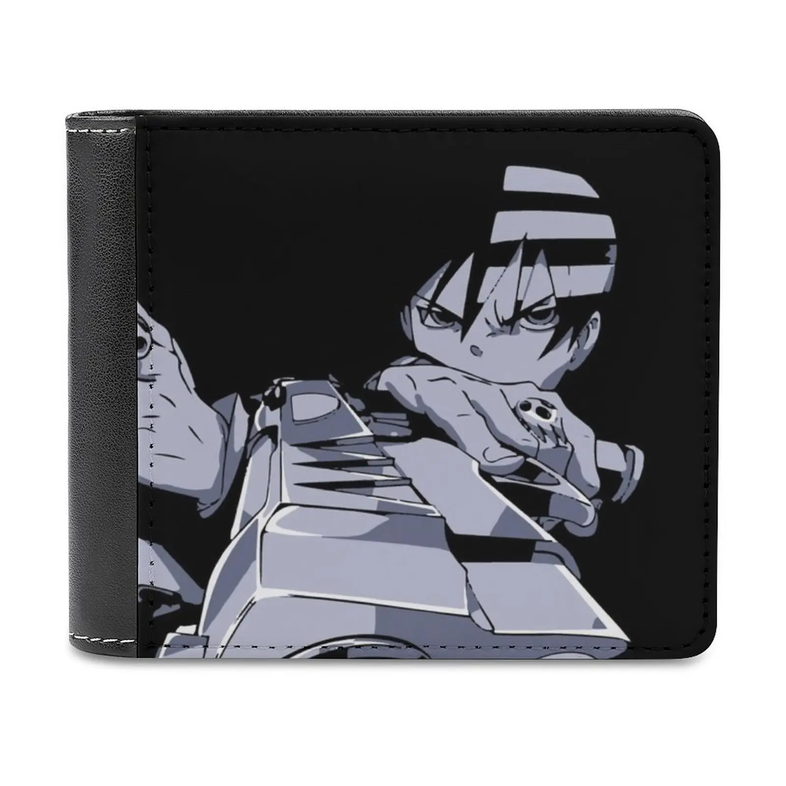 Death The Kid Soft Men Portafogli New Purse Porta Carte Di Credito Per Borse Maschili Portafoglio Da Uomo Death The Kid Death Kid Soul Eater
