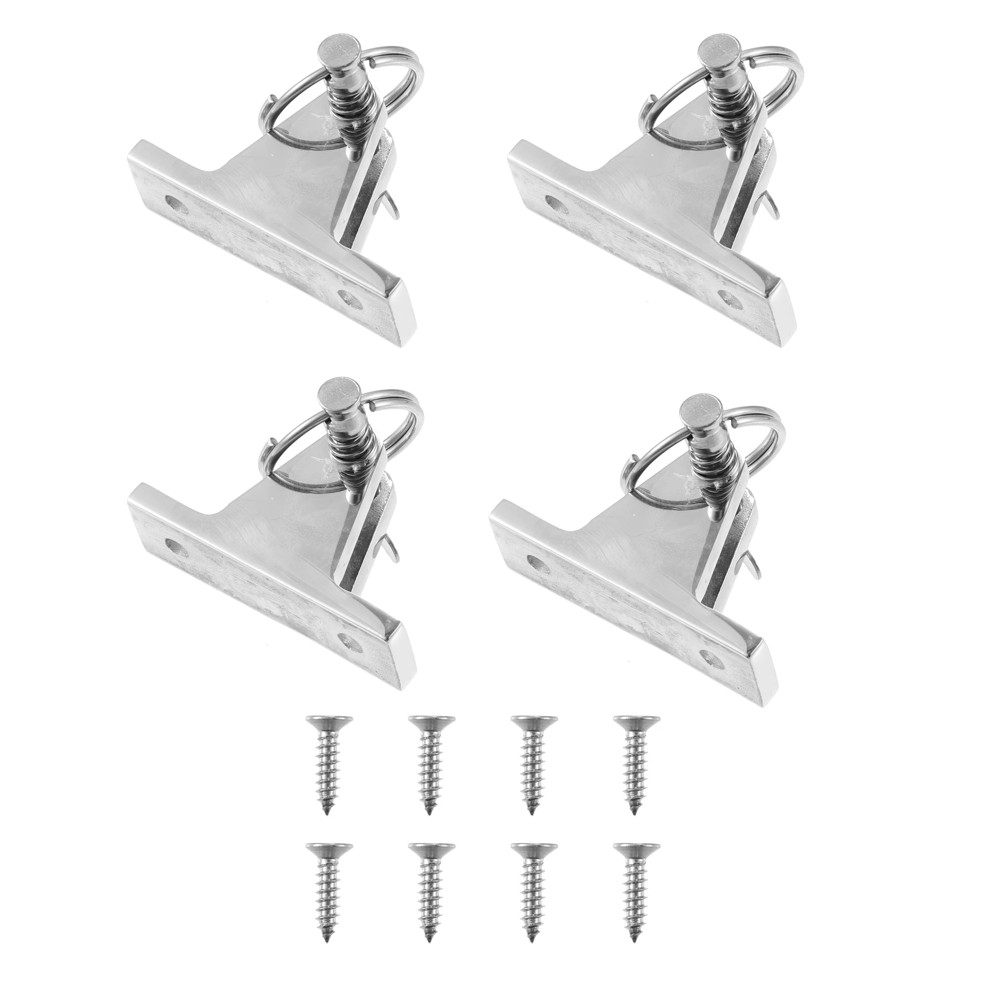 X Autohaux 4Pcs Bimini Boat Deck Cerniera Con Perno E Anello In Acciaio Inossidabile 316 Per Bimini Boat Top Kayak Canoa Gommone